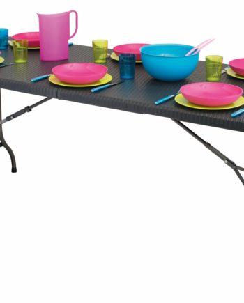 eurotrail pavilion party tafel rotan-look