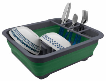 Eurotrail Opvouwbaar afdruiprek m waterafvoer